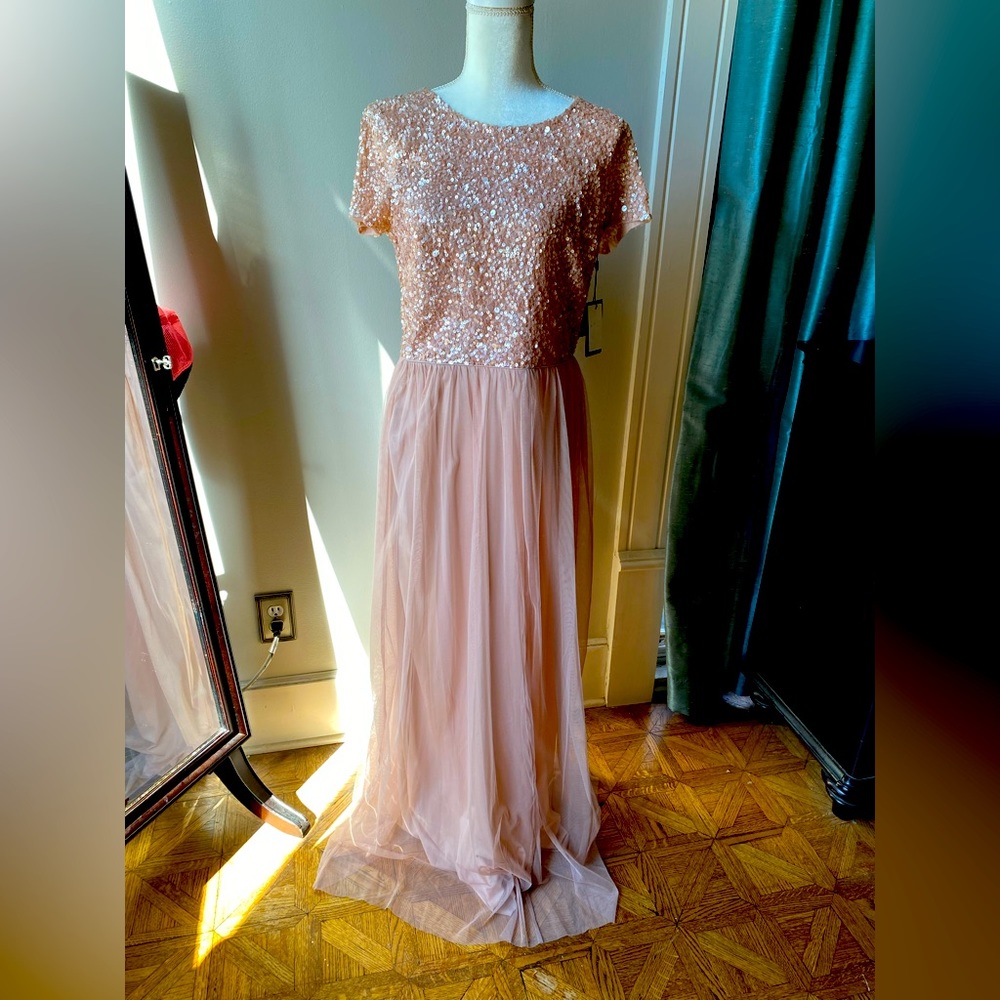 Adrianna Papell sequin dress